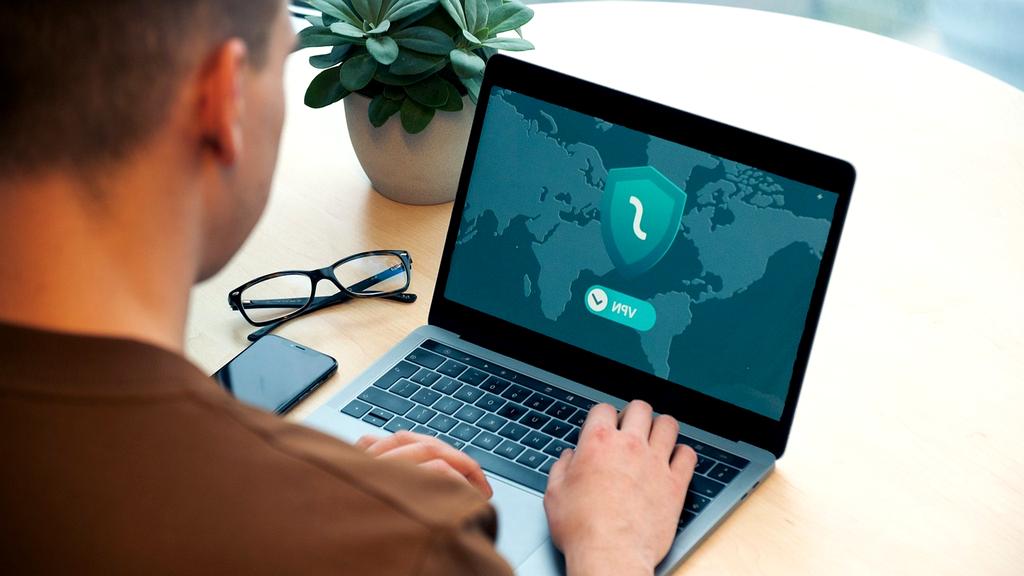 Visual of advanced encryption technology